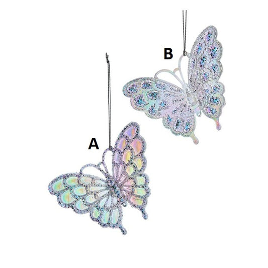 Opalescent Butterfly Ornament