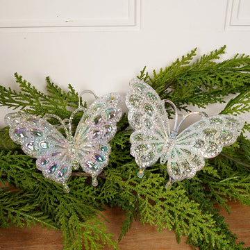 Opalescent Butterfly Christmas Ornament - Christmas Place