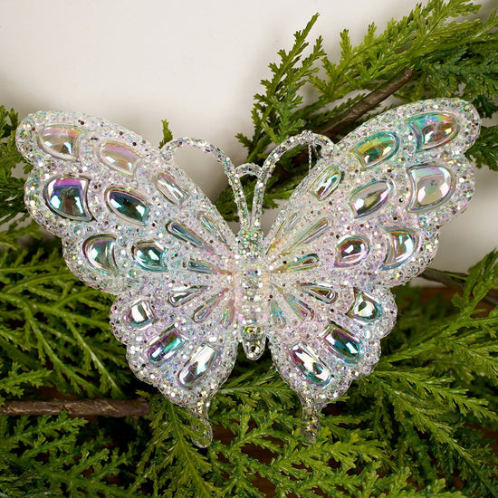 Opalescent Butterfly Christmas Ornament - Christmas Place