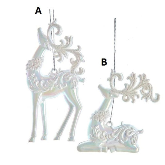 White Deer Ornament