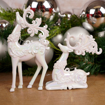 White Deer Ornament