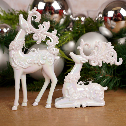 White Deer Ornament