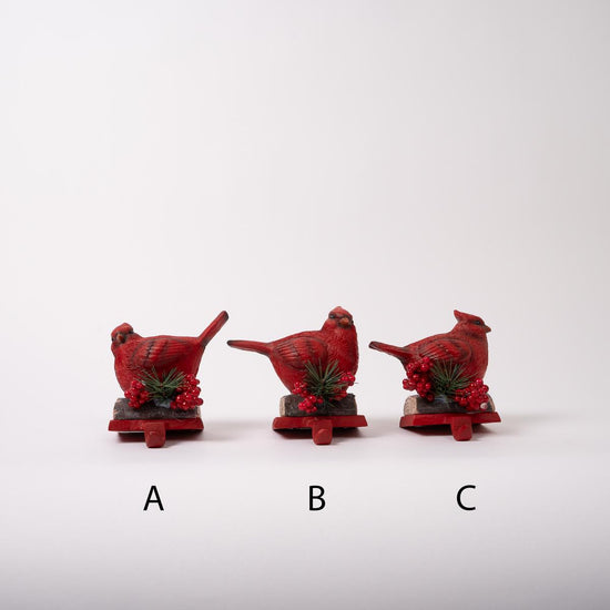 Cardinal Stocking Holder - Christmas Place