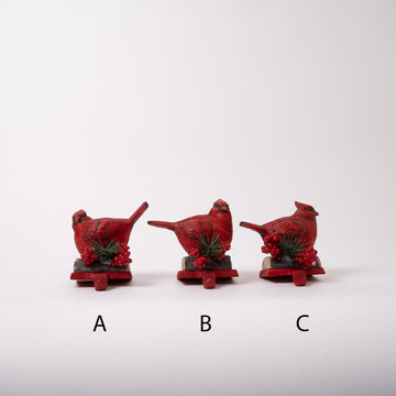 Cardinal Stocking Holder - Christmas Place
