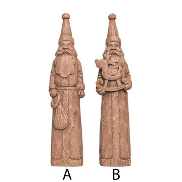 10in Wood Cut Saint Nick