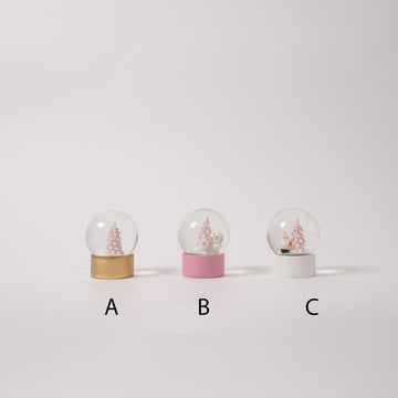 Pastel Christmas Water Globe