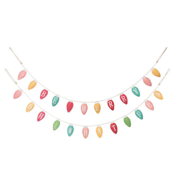 49in Stuffed Merry String Garland