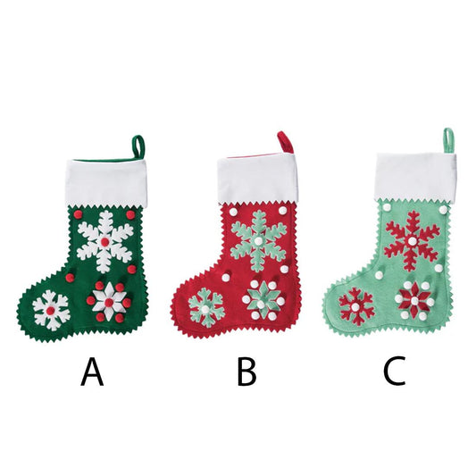 Cottage Snowflake Stocking