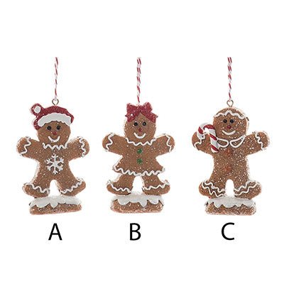 Frosted Gingerbread Cookie Ornament - Christmas Place
