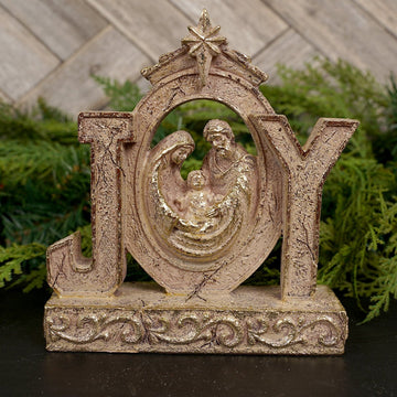 Holy Family Nativity Joy Christmas Figure - Christmas Place