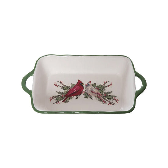 Ceramic Baker Cardinal Couple - Christmas Place