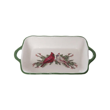 Ceramic Baker Cardinal Couple - Christmas Place
