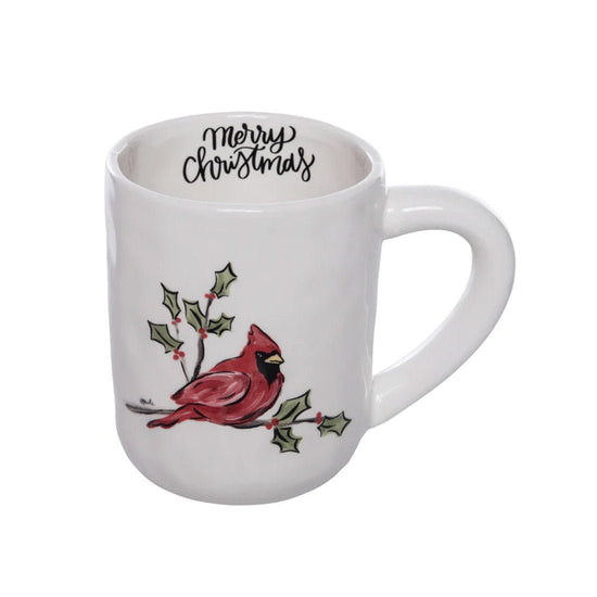 Ceramic Merry Christmas Cardinal Mug - Christmas Place
