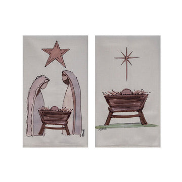 Nativity Cotton Towel - Christmas Place