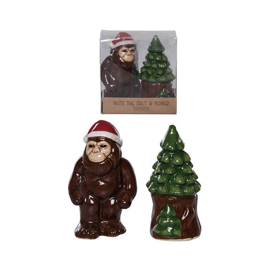 Bigfoot Salt And Pepper Shaker Set - Christmas Place