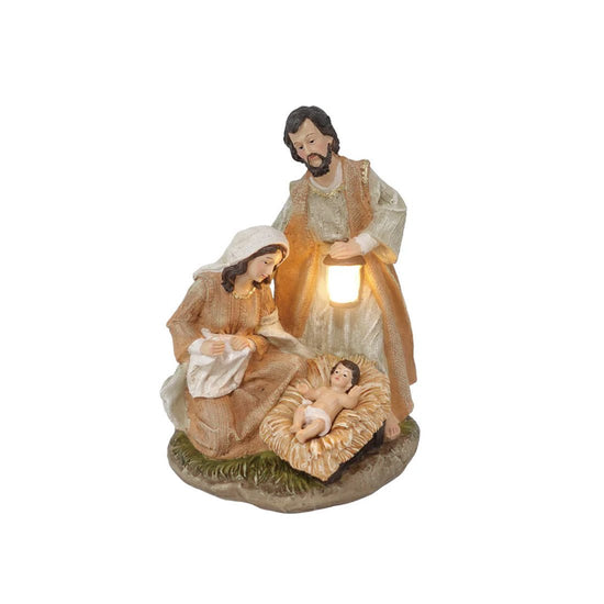 Resin LED Nativity Scene - Christmas Place