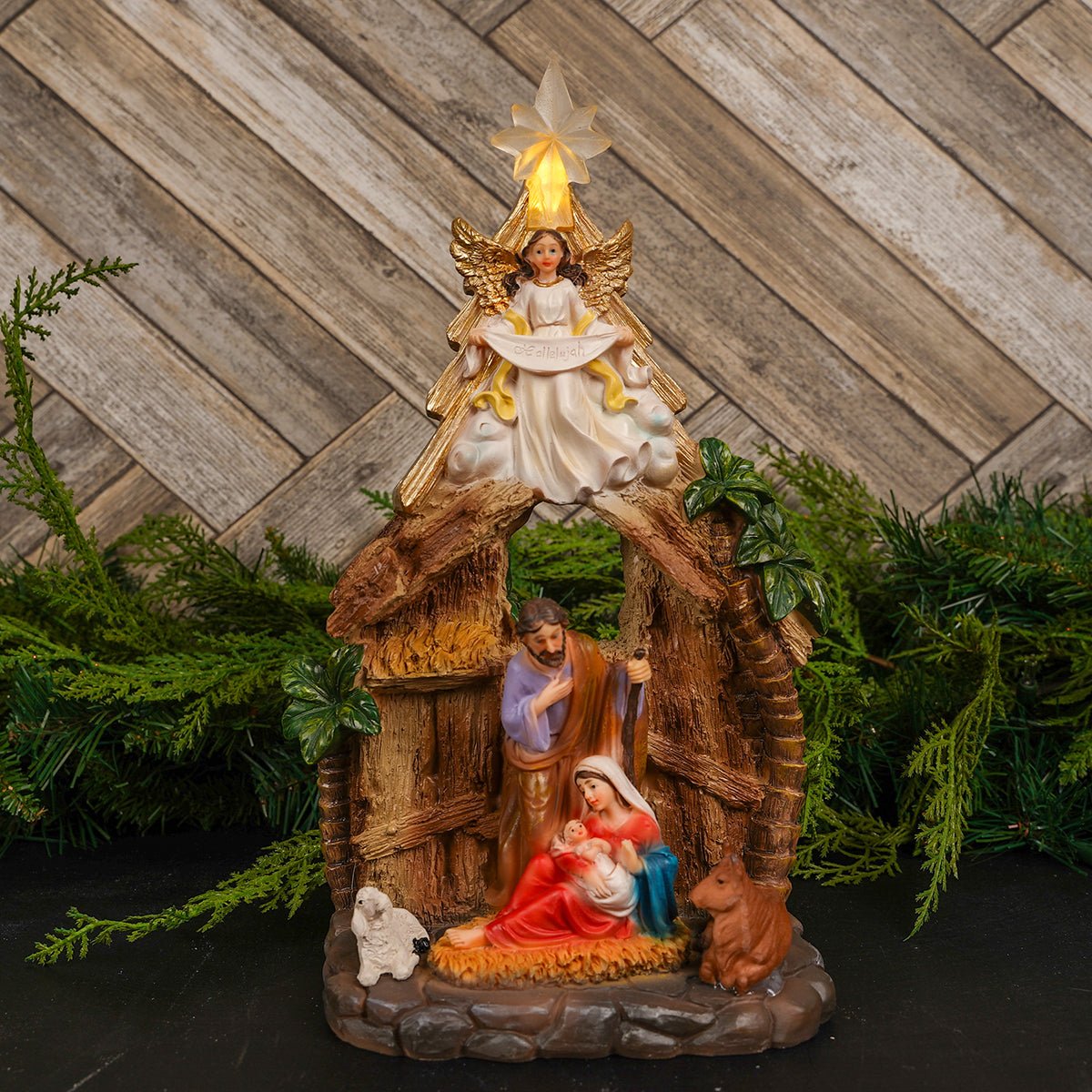 LED Nativity Manger Christmas Display - Christmas Place