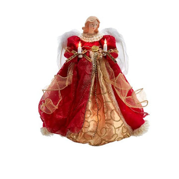 14 Inch Red Angel Tree Topper