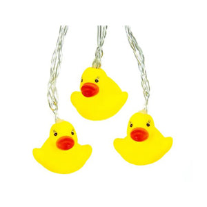 Yellow Duck Warm White LED Light Set