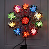 Multicolored Retro Reflector Tree Topper - Christmas Place
