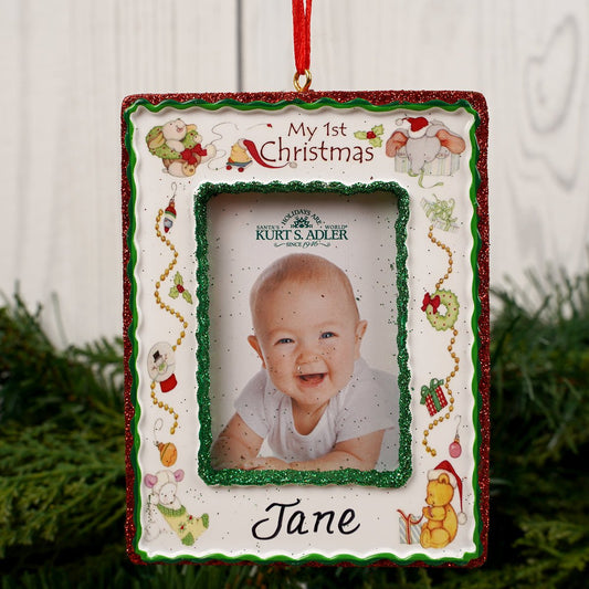 Baby's First Picture Frame Ornament - Christmas Place