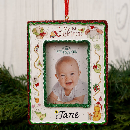 Baby's First Picture Frame Ornament - Christmas Place