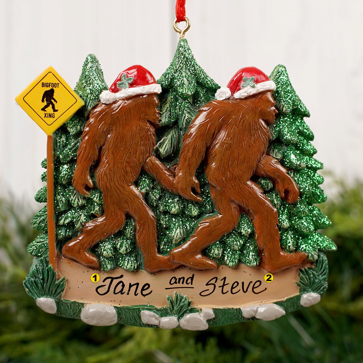 BIGFOOT SANTA HAT FAMILY 2 - Christmas Place