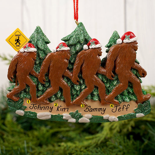 BIGFOOT SANTA HAT FAMILY 4 - Christmas Place
