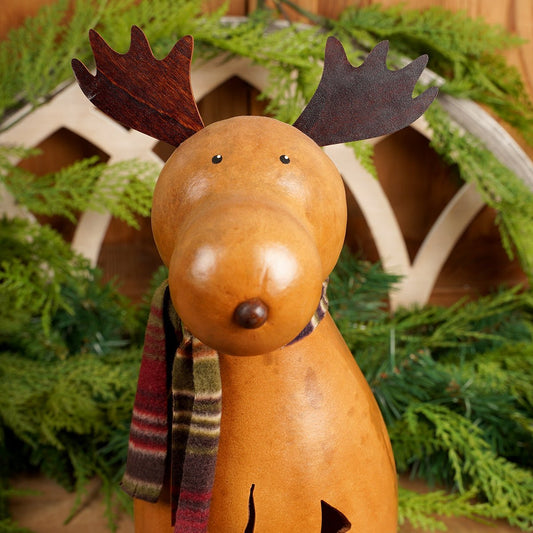 Tall Meadowbrooke Gourds Miles Moose Gourd - Christmas Place