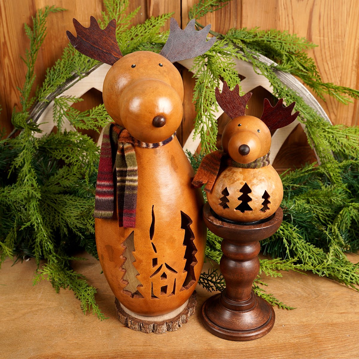Meadowbrooke Gourds Miles Moose Gourd Small and Large - Christmas Place