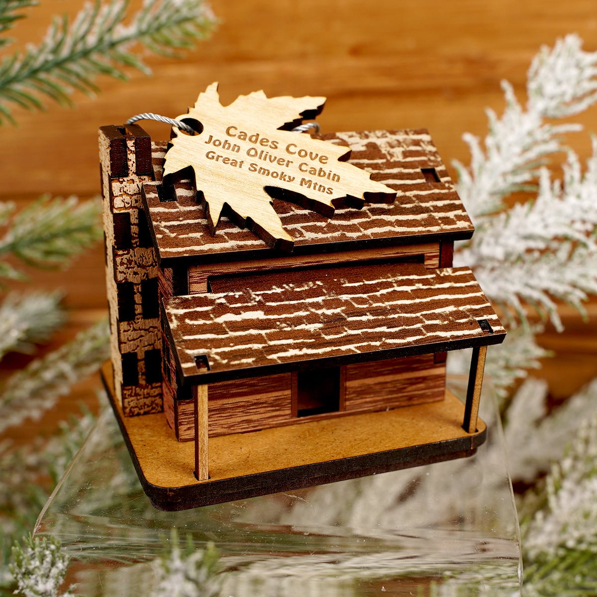 Cades Cove Cabin Ornament - Christmas Place