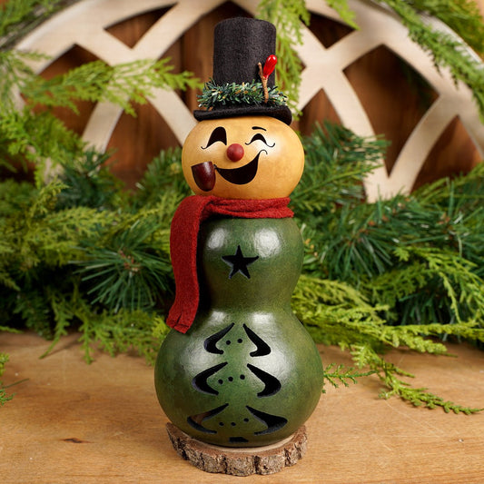 Meadowbrooke Gourds Mini Pinewoods Gourd - Christmas Place