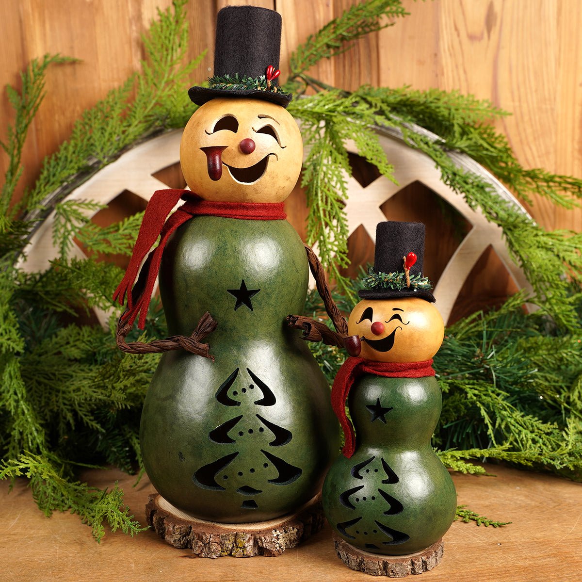Christmas Decorations Meadowbrooke Gourds Mini Pinewoods Gourd - Christmas Place