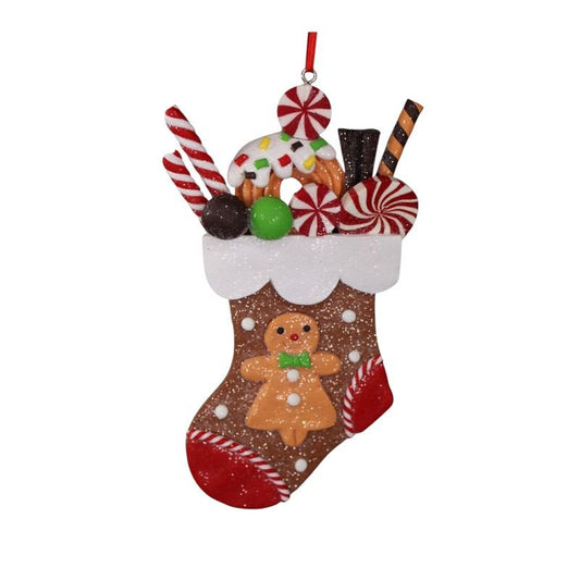 Gingerbread Stocking Ornament - Christmas Place