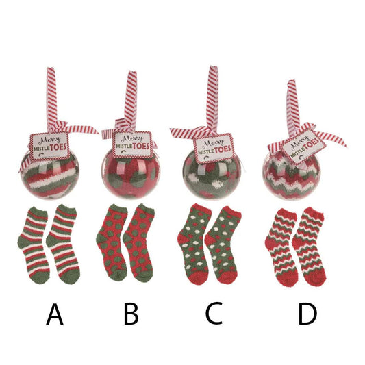 Socks In Ball Ornament