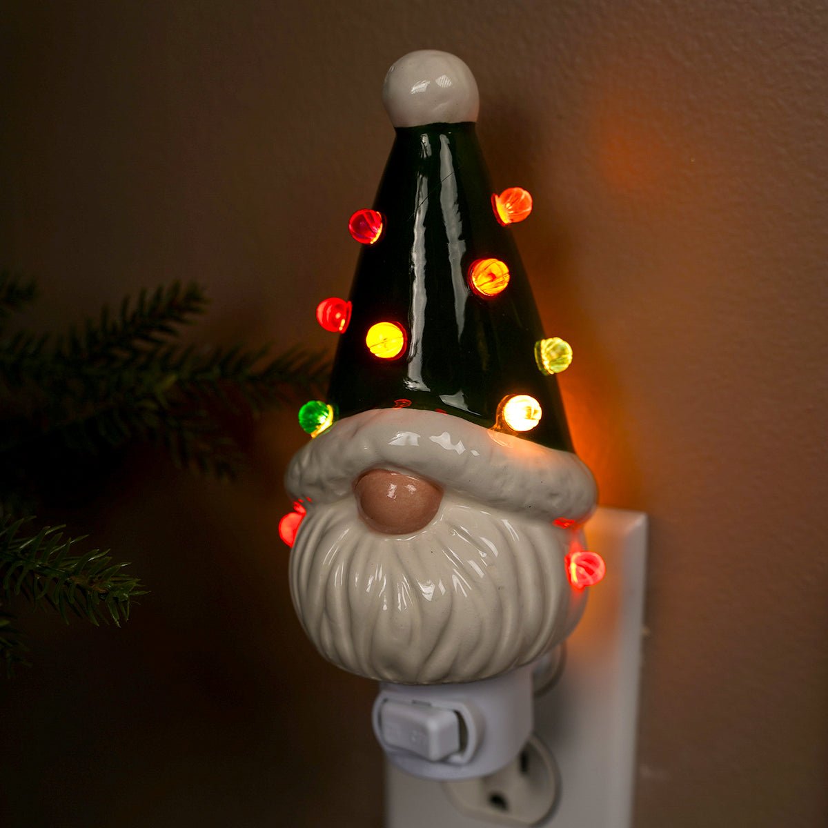 Light Up Gnome Night Light - Christmas Place