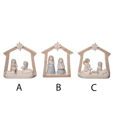 6in Ceramic Nativity
