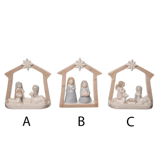 6in Ceramic Nativity