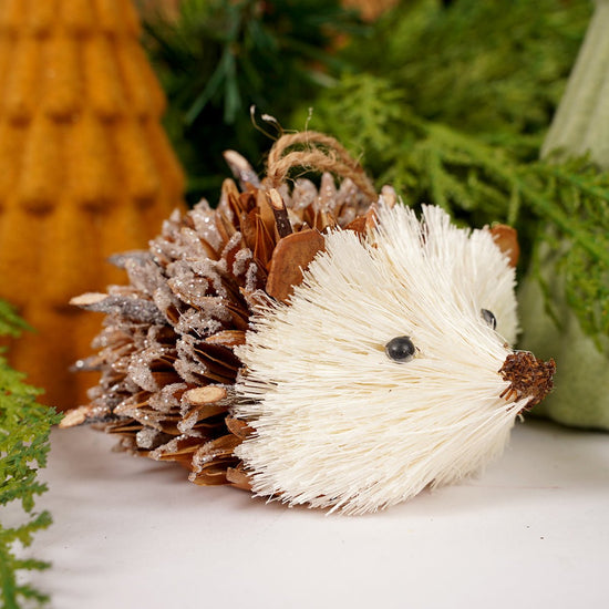 Sisal Hedgehog Ornament - Christmas Place