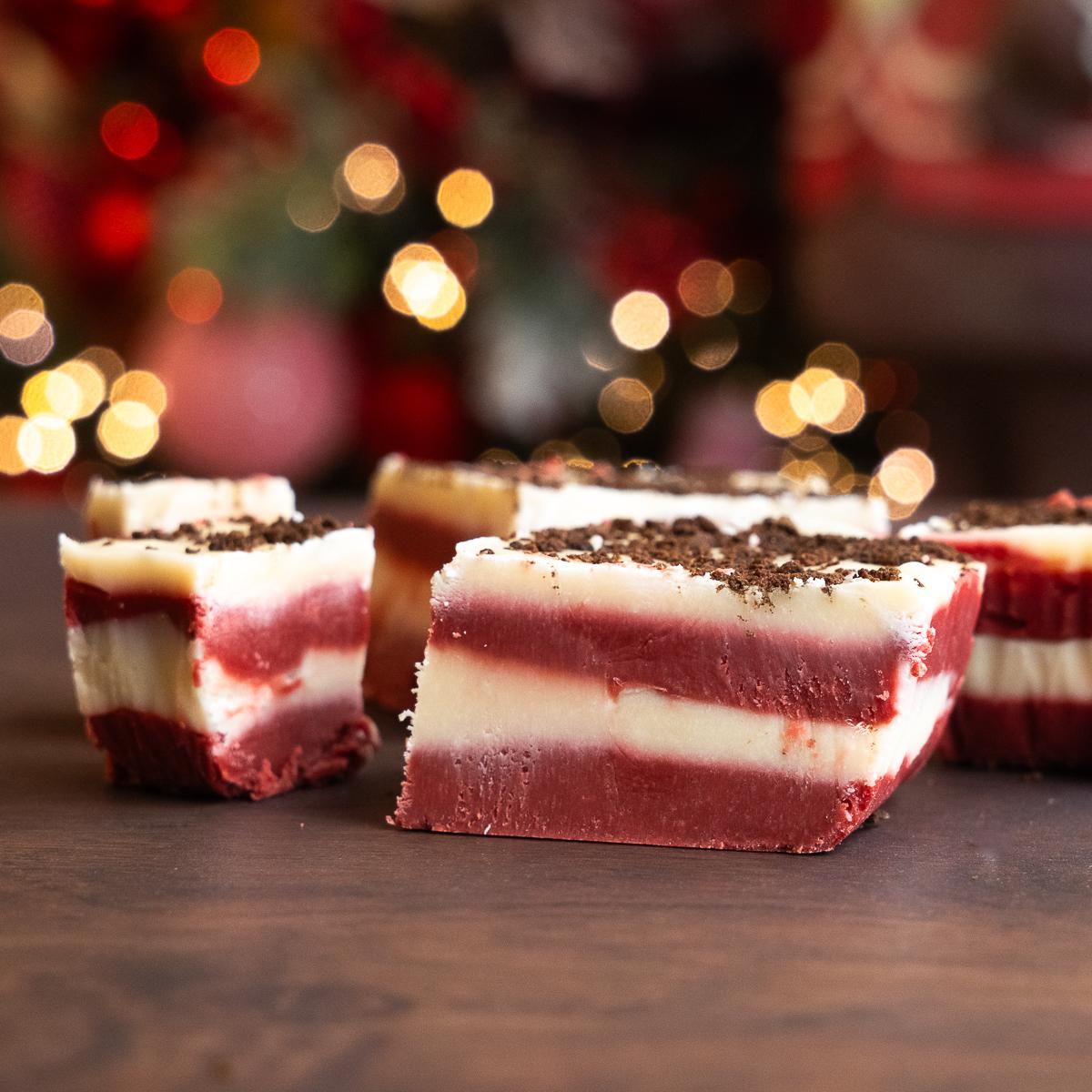 Red Velvet Fudge