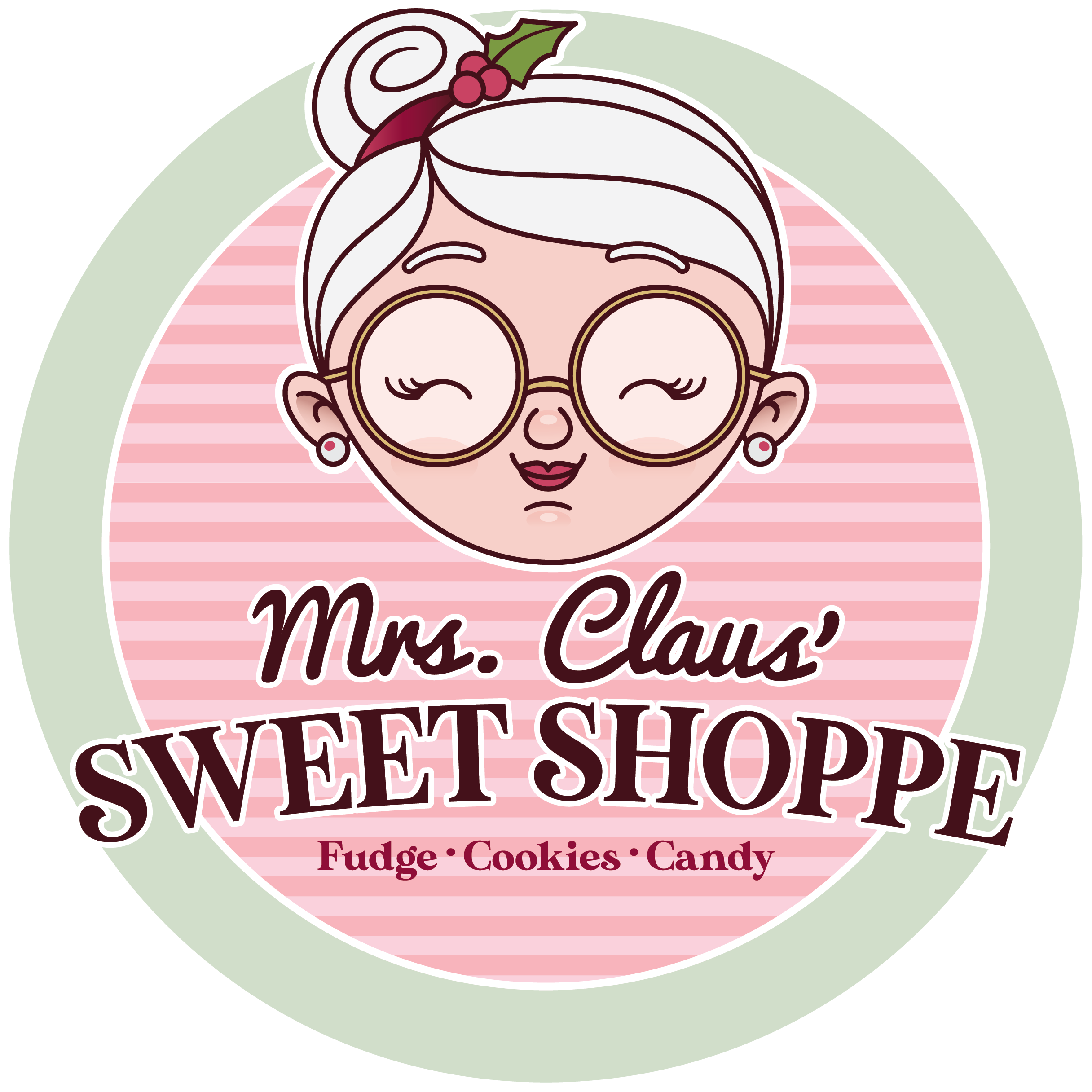 Mrs. Claus Sweet Shoppe Logo