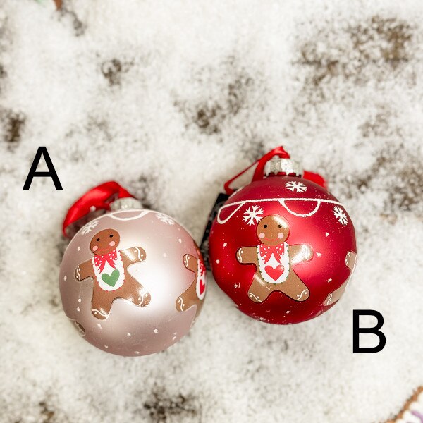 Glass Gingerbread Ball-2
