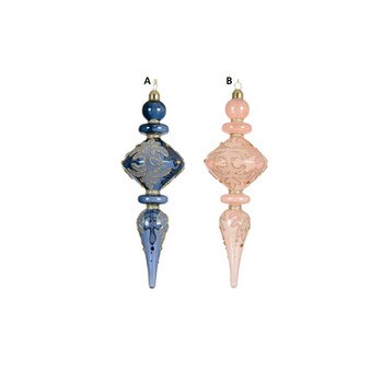 Glass Boxed Finial Ornament