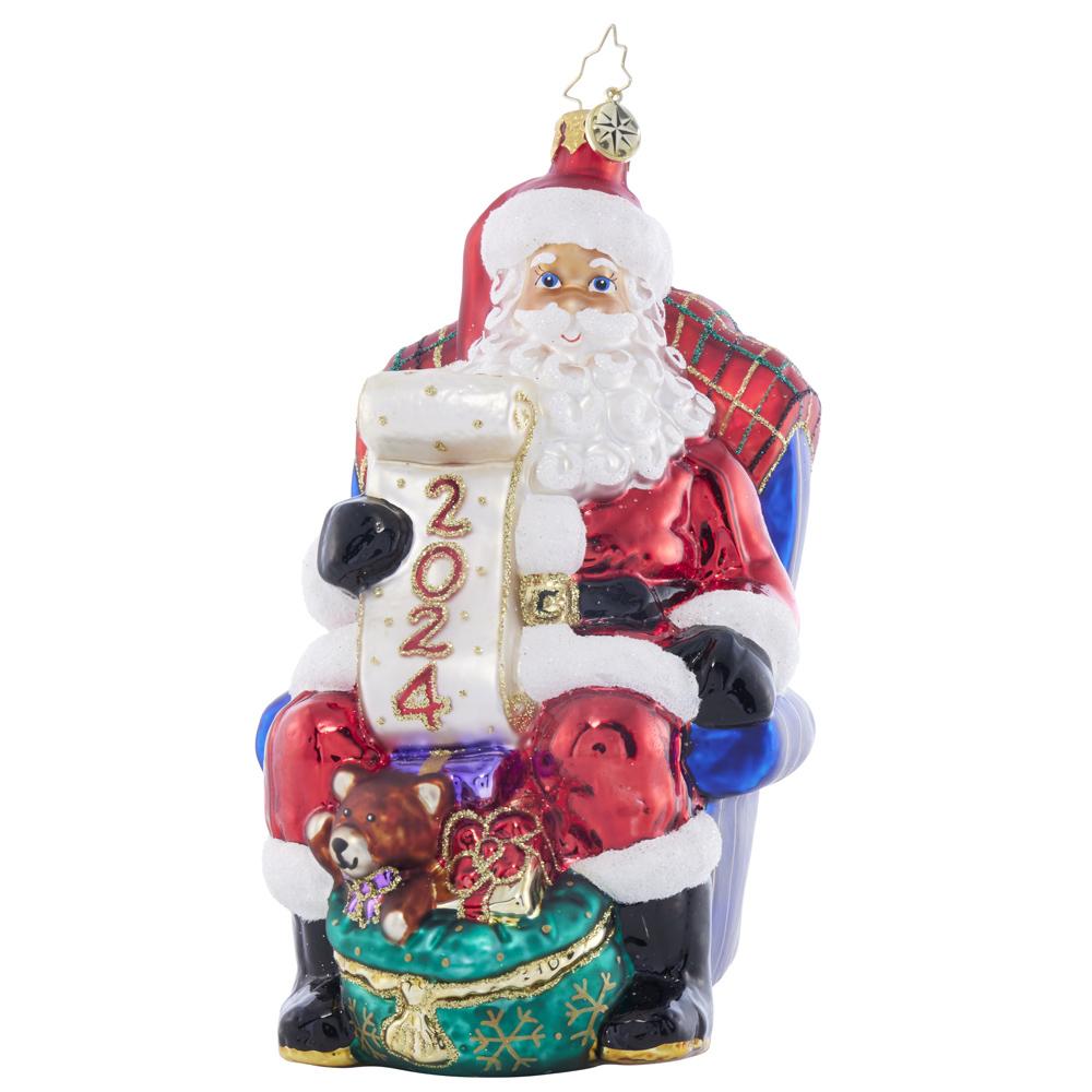 Santas 2024 Checklist Chair