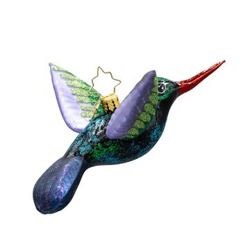 Happy Holiday Hummingbird Ornament
