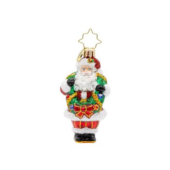 Wreath Wrangler Claus Gem Ornament