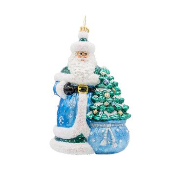 Christmas Enchanted Santa Ornament