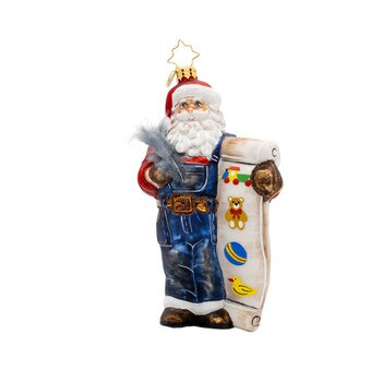Santas Holiday Roll Call Ornament