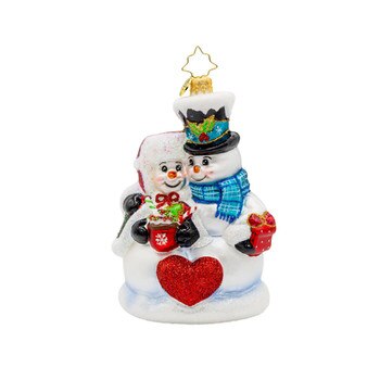 Winter Lovebirds Ornament