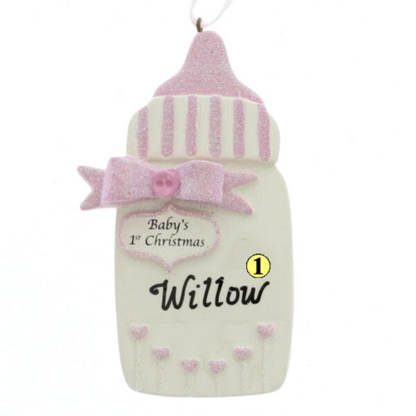 First Christmas Baby Girl Bottle-2